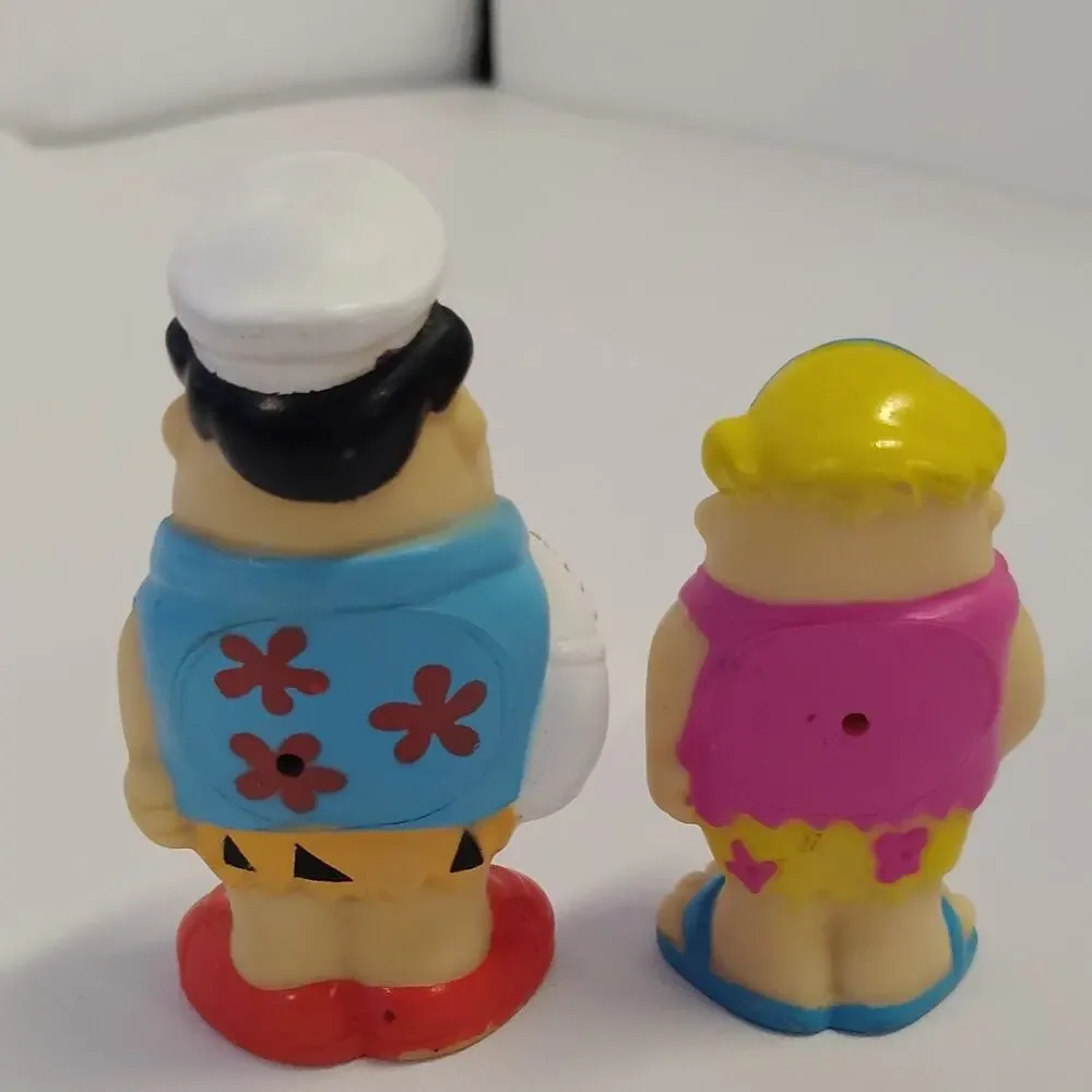 Hanna-Barbera The Flintstones Beach Figurines Set 1990 PVC 3